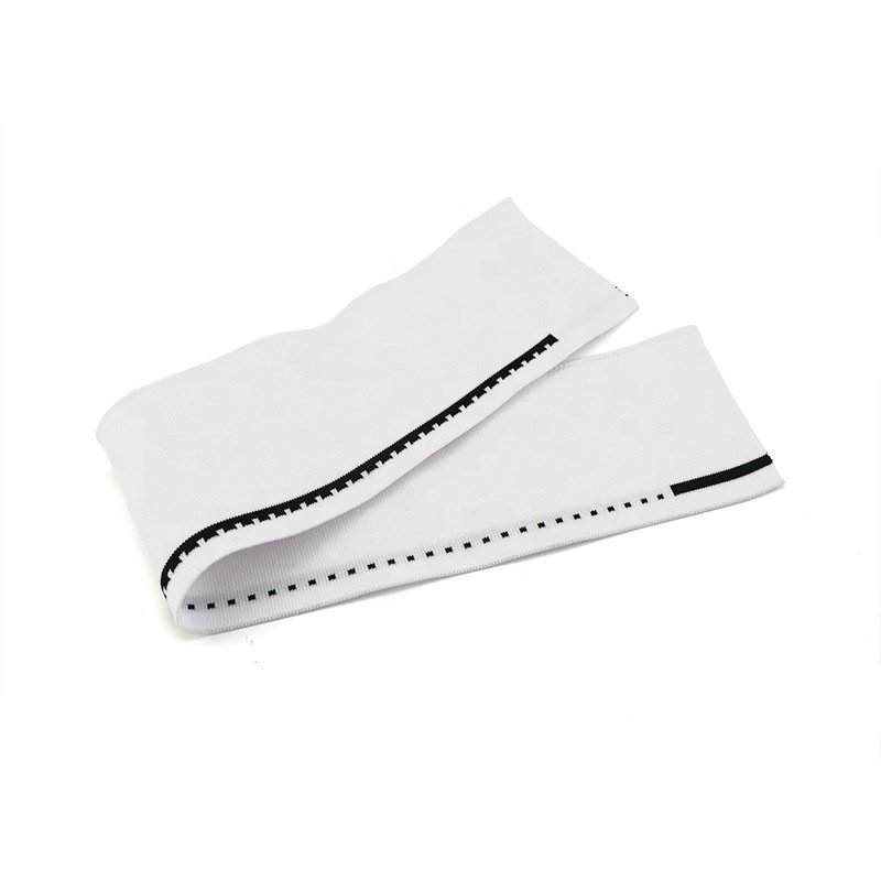 Jacquard Neckline Sportswear High Quality Custom Environmental Cotton Neckline Knitted Rib Trim Garment Accessories 1x1 Flat Rib