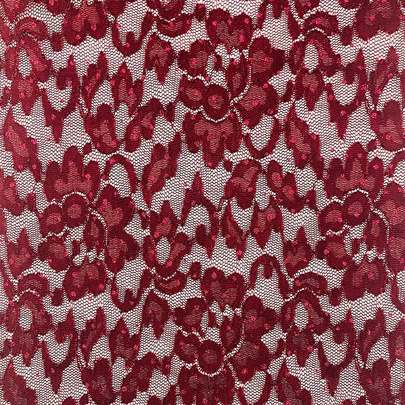 Pink Cord High Quality French African Net Turquoise Blue Clothing Elastic Lace Fabric With Glitter