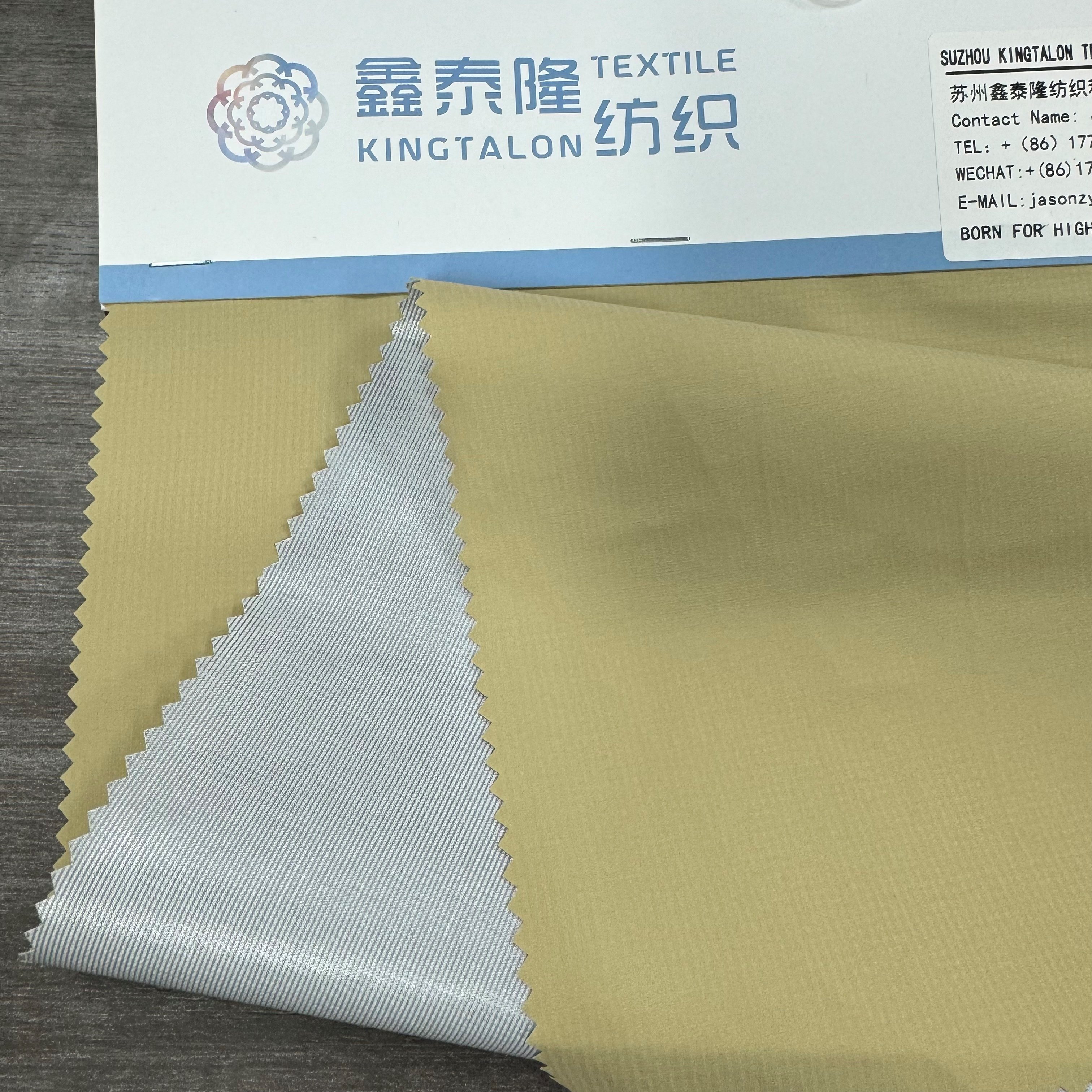 20D/24F*20D/24F NYLON TAFFETA TASLON PLAID FABRIC FOR WINTER JACKET RECYCLED/ECO- FABRIC FOR DOWNJACKET