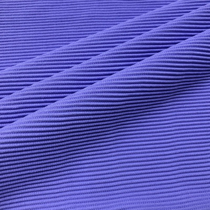 Wholesale Recycled 4 Way Stretch Knit Ribbed Stripe Spandex Rib Swim Fabric