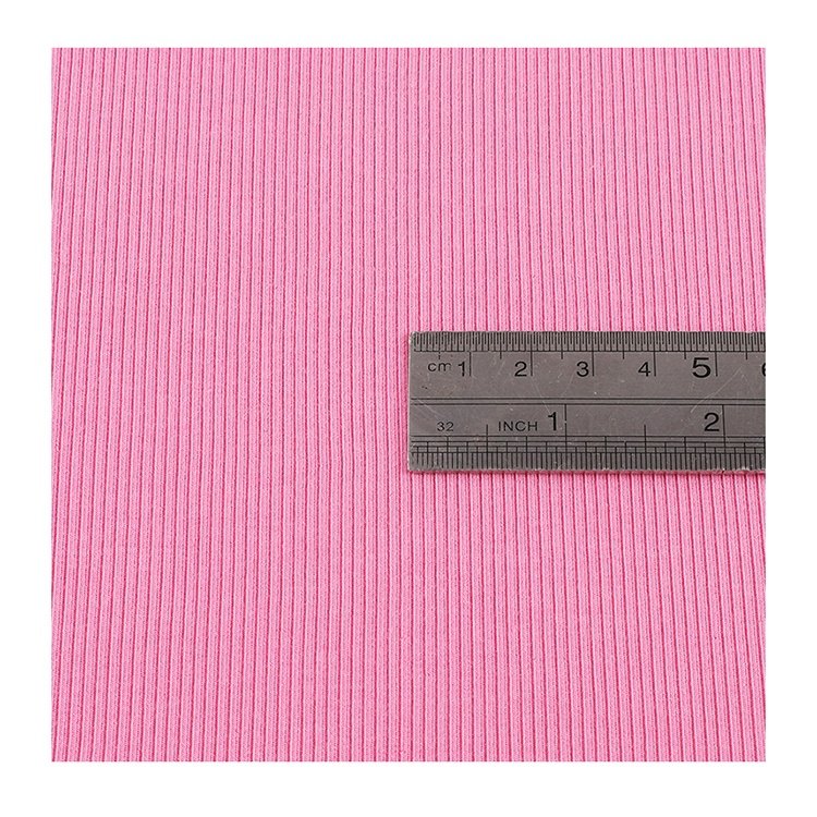 Fashion Style Medium Weight 62%Viscose 27%Poly 11%Spandex High Stretch Skin-Friendly Rayon Ribbed Fabric for Dresses Leggings