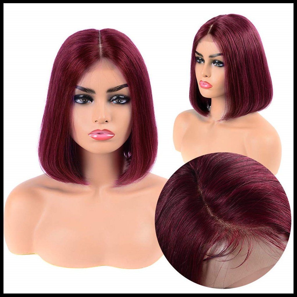 Cheap Price Short Bob Human Hair Wigs,8-14inch Wholesale Mink Brazilian Hair Wig,4x4 13x4 Bob Wigs Lace Front For Black Women