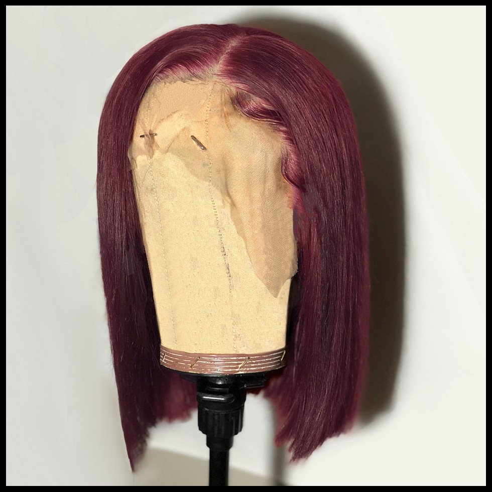 Cheap Price Short Bob Human Hair Wigs,8-14inch Wholesale Mink Brazilian Hair Wig,4x4 13x4 Bob Wigs Lace Front For Black Women