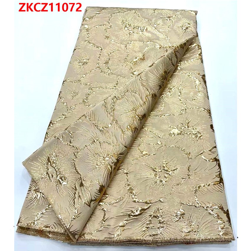 African Ribbon Sequins Lace Fabric Dress 3d Floral Embroidered Jacquard Brocade 5 Yards Party Organza Tulle Plaid Woven Weft