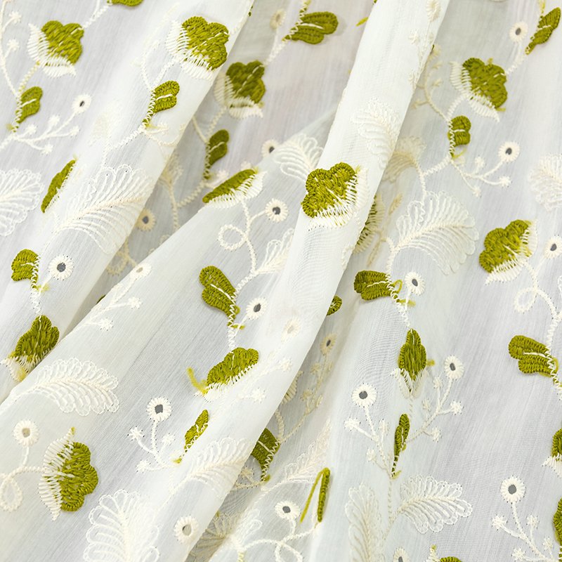 Wholesale Afghan Dresses 3D Flower Lace Fabric Embroidery Fabric