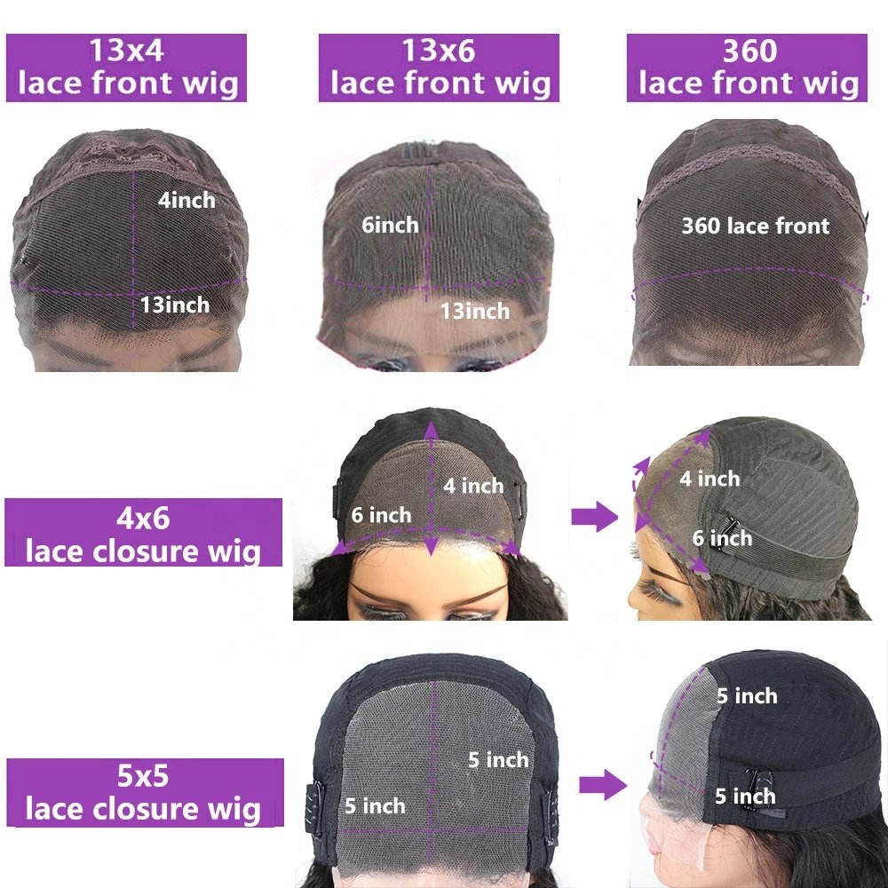 13x6 Raw Indian Hair HD Lace Frontal Wigs ,Raw Vietnamese Hair Glueless Full Lace Front,Natural Pre Plucked 13x4 Brazilian Wigs