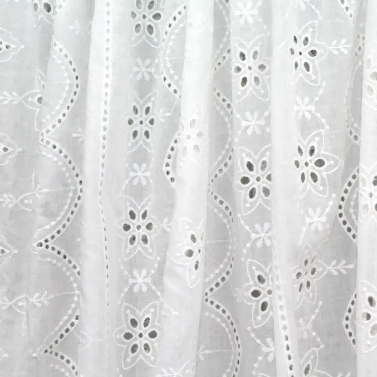 ZJ border clothing accessories punch edges guipure lace trim embroidery fabric for kids