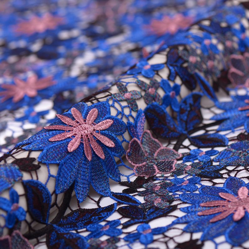 lace embroidery fabric luxury embroidery high fashion fabric