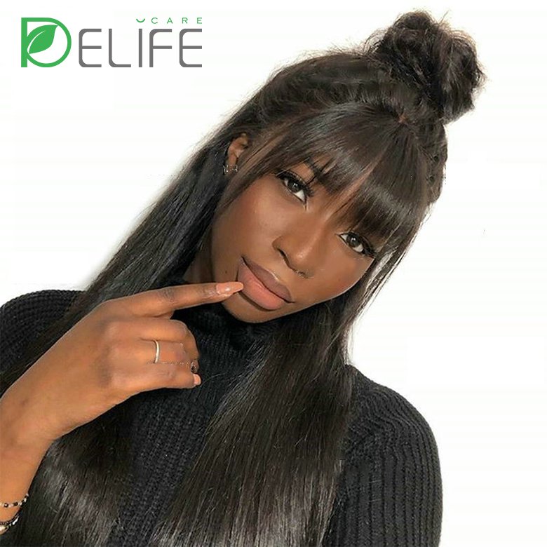 100% Brazilian Virgin Human Hair Transparent Swiss Lace Wig HD Body Wave Curly Lace Front wigs for Black Women