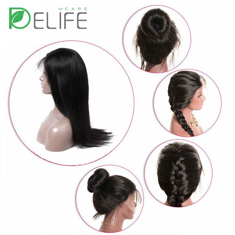 100% Brazilian Virgin Human Hair Transparent Swiss Lace Wig HD Body Wave Curly Lace Front wigs for Black Women