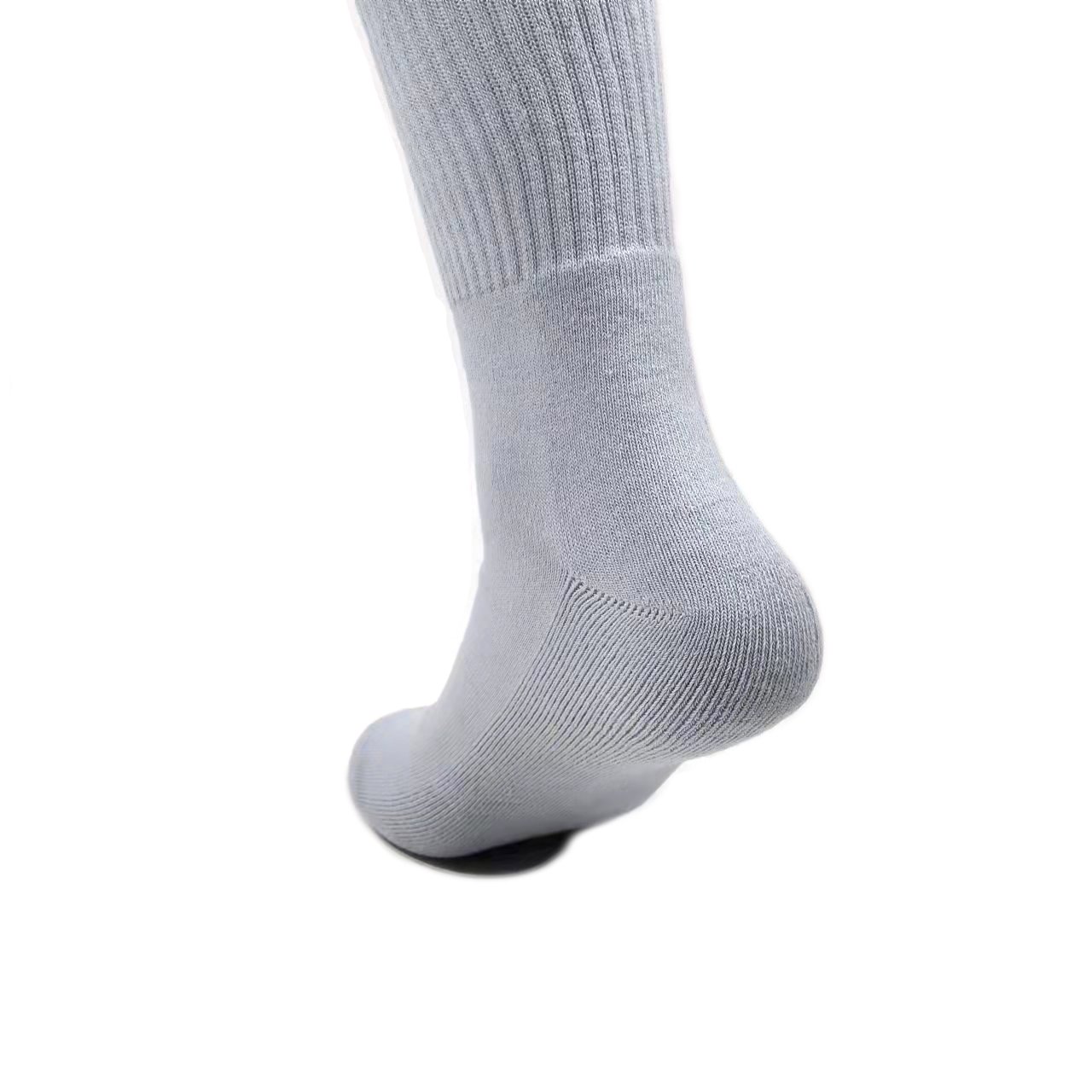 wholesale winter high quality fashion color custom logo knit organic cotton crew socks for women