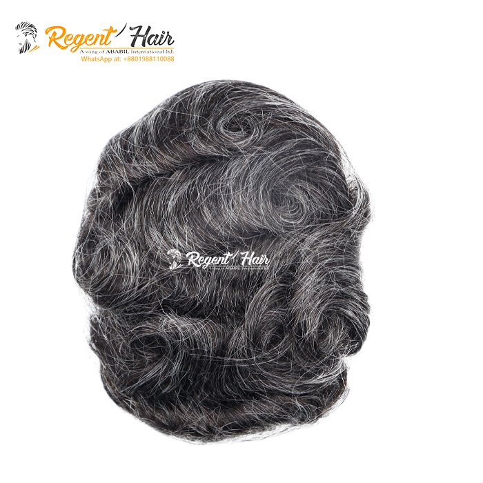 Natural Hair Line Toupee For Men 100% Pure Human Hair Swiss Lace Front Hair Pieces 0.08mm Thin Skin Export From Bangladesh