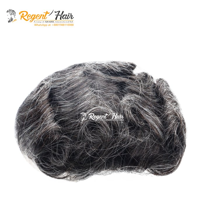 Natural Hair Line Toupee For Men 100% Pure Human Hair Swiss Lace Front Hair Pieces 0.08mm Thin Skin Export From Bangladesh