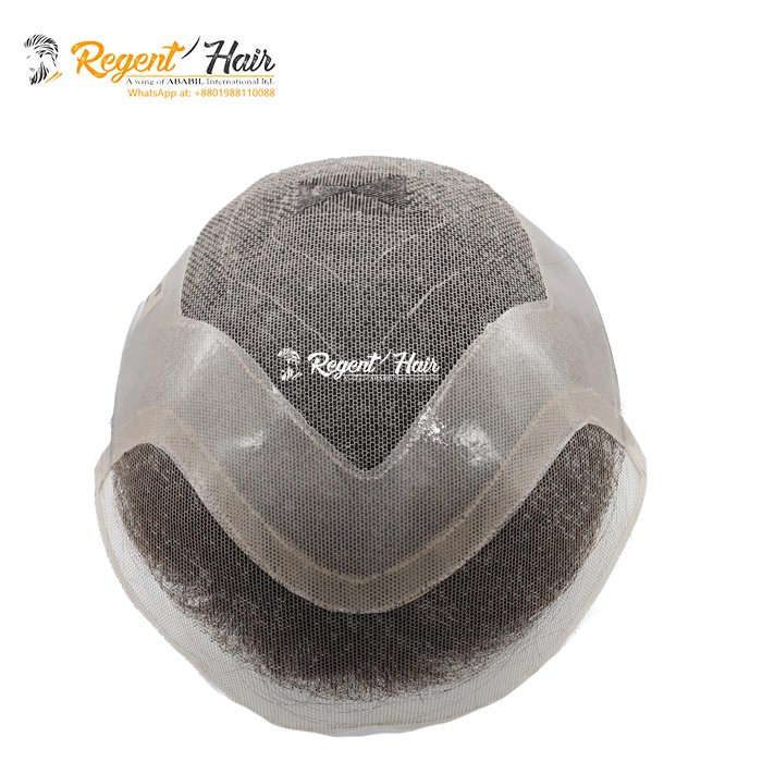 Natural Hair Line Toupee For Men 100% Pure Human Hair Swiss Lace Front Hair Pieces 0.08mm Thin Skin Export From Bangladesh