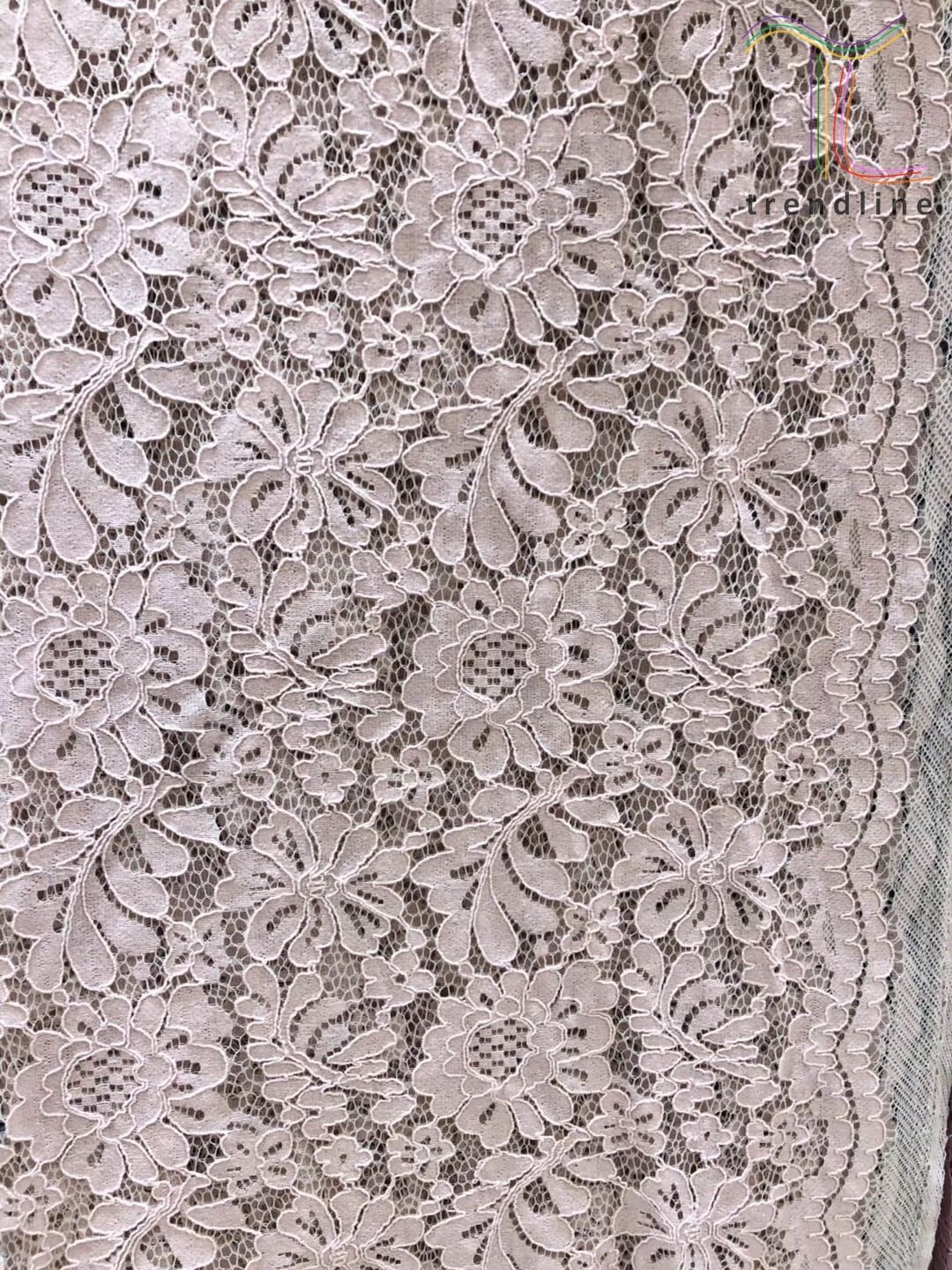 competitive price white black guipure net chantilly cotton cord lace fabric embroidery for wedding lace european dress