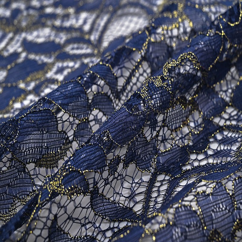 New Style Lower Price Fashion Nylon Strand Thread Floral Lace Fabric For Clothing