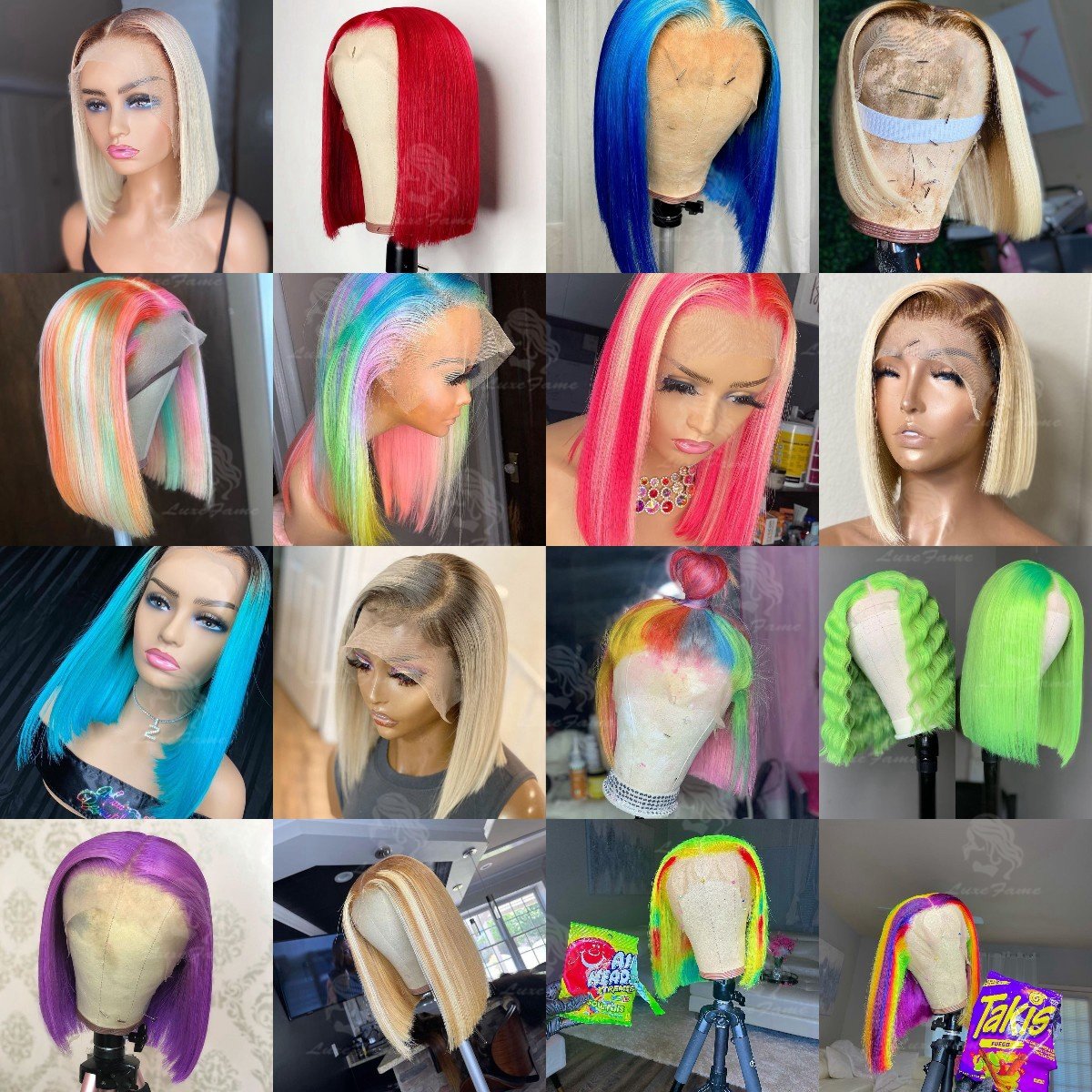 Cheap 613 Blonde Colored Bob Wig,Raw Peruvian Virgin Hair Wig Transparent Bob Full Lace Wig,Short Bob Wigs Human Hair Lace Front