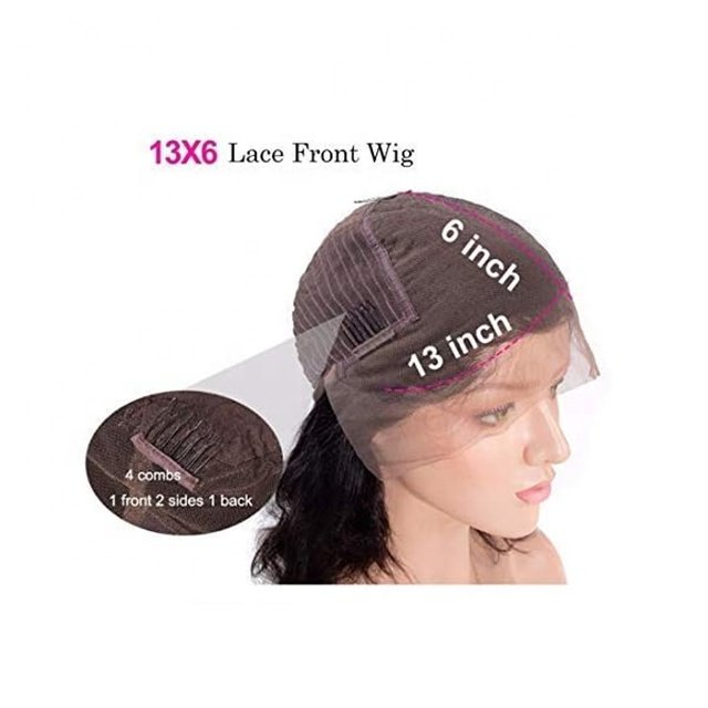 180% Density water wave 100% Human hair Lace Front Wigs Virgin Human Hair Water Wave Lace Front Wigs For Women