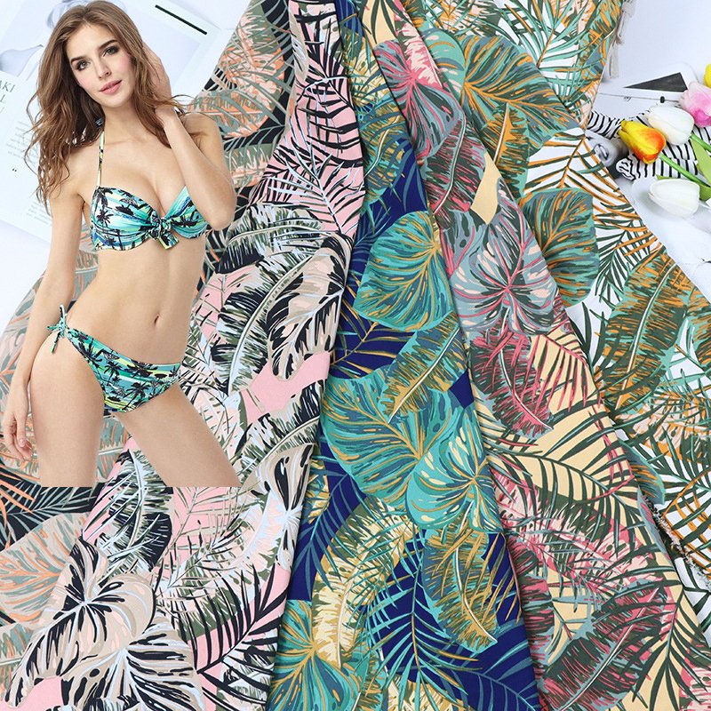 High Quality 4 Way Stretch Polyester Spandex Swimwear Waterproof Reprieve SPF 50 Fabric