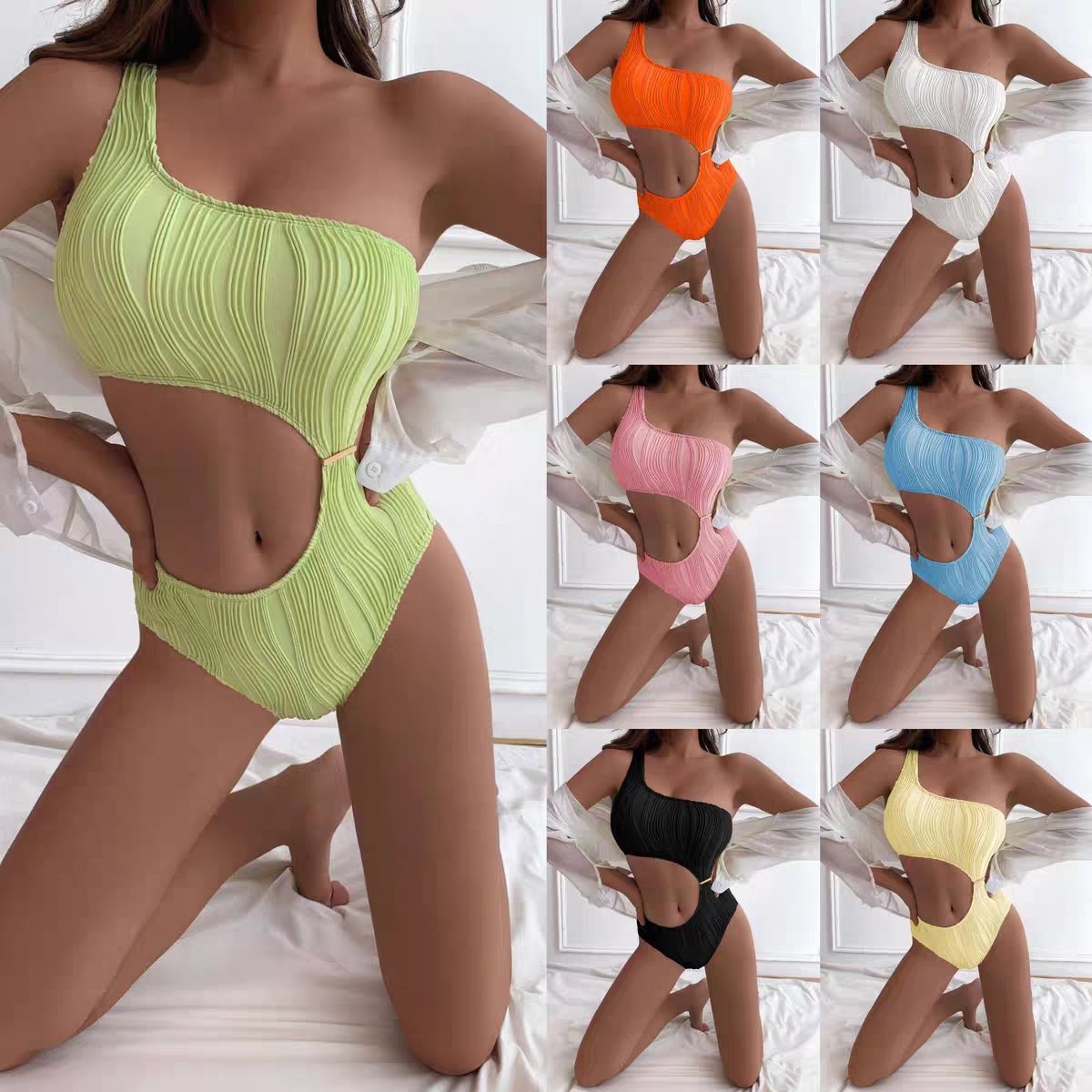 High Quality 4 Way Stretch Polyester Spandex Swimwear Waterproof Reprieve SPF 50 Fabric