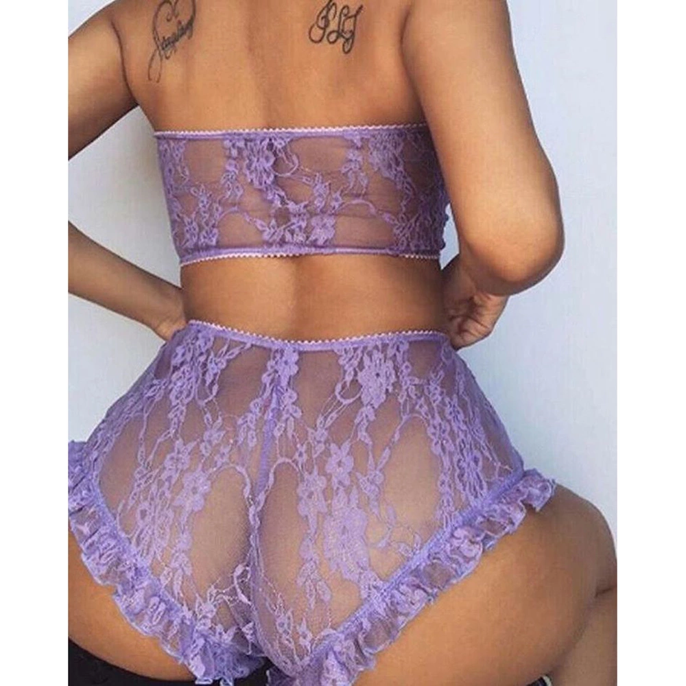 2022 Wholesale In Stock Transparent Mesh Ladies Womens Sexy Underwear Hipster Lace Women Panties Sexy Lingerie