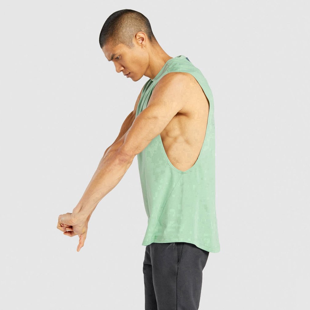 New 2024 Breathable Slim Fit Blank Open Side Gym Workout Top Running Fitness Singlets Tank Tops For Men