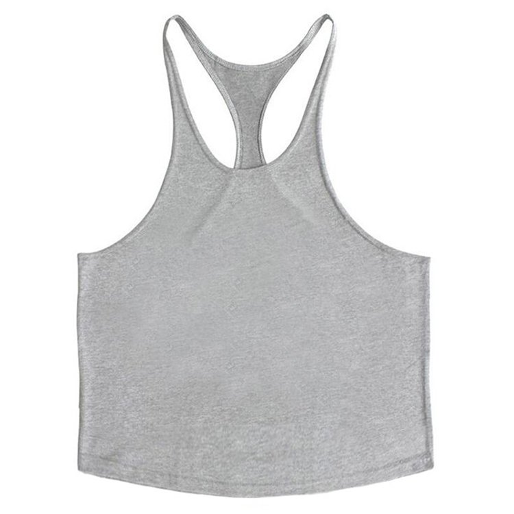 2024 New Men Gym Wear Vest 100g Lightweight Cotton Tank Top Singlets For Men Sleeveless Gym Shirt