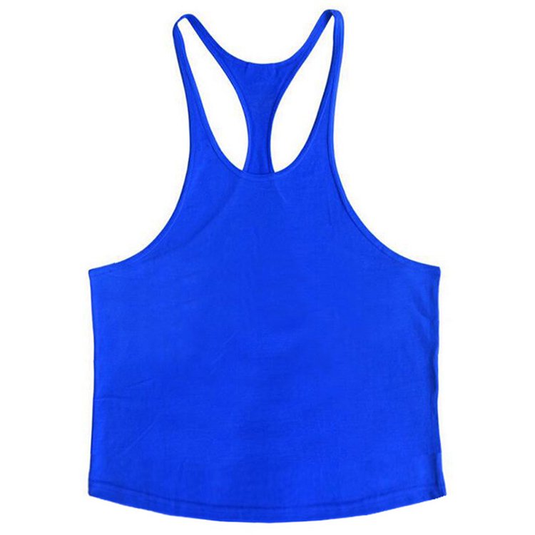 2024 New Men Gym Wear Vest 100g Lightweight Cotton Tank Top Singlets For Men Sleeveless Gym Shirt