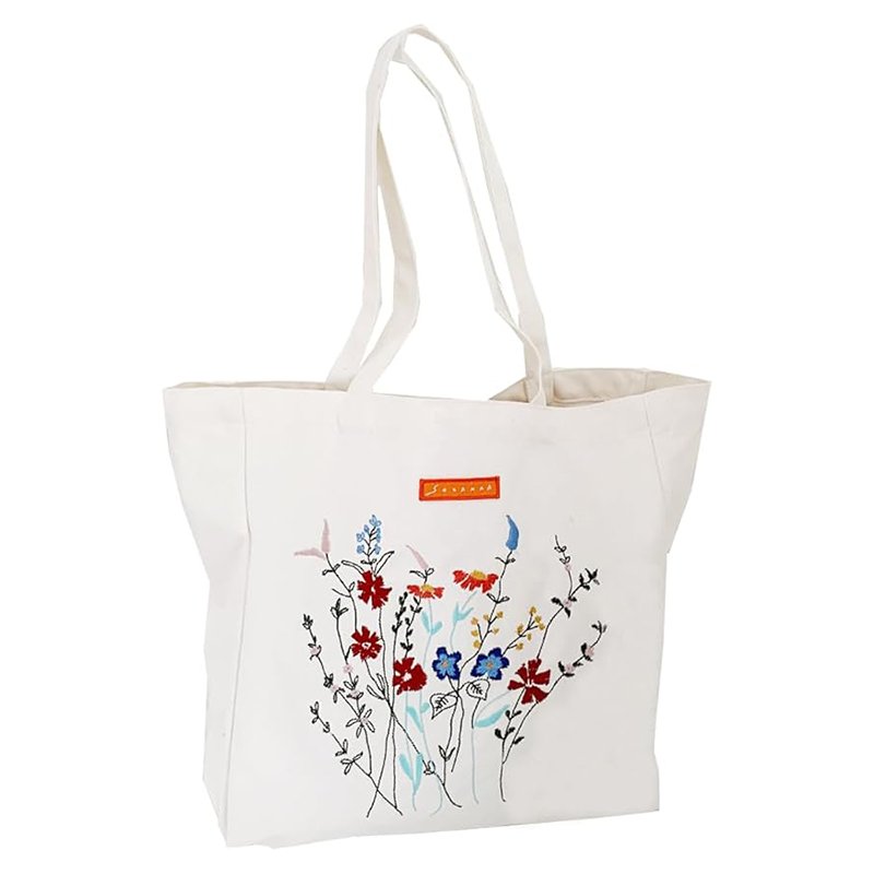 DIY Hand-embroidered Ribbon Embroidery Canvas Bag Kit Three-Dimensional Embroidery Fabric Creative DIY Bag