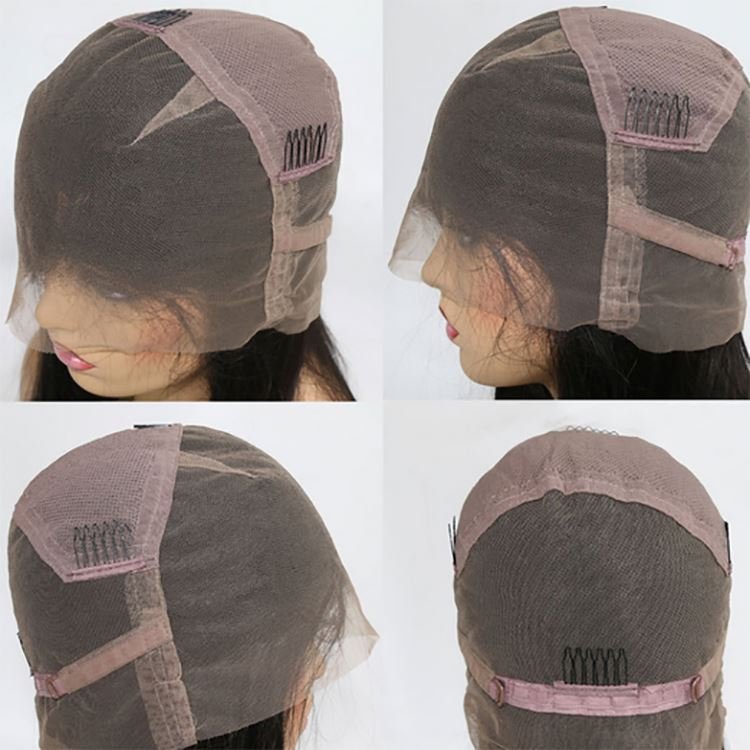 Braid 8 inches Full Lace Wig Human Hair Natural Black Glueless Perruque Full HD Lace Wigs For Black Women