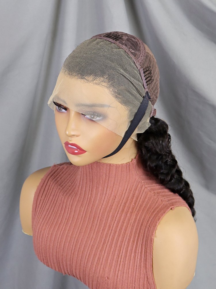 Wholesale 13x4 Transparent Human Hair Lace Front Wig Raw Hair Cuticle Aligned Hair Wig Full Frontal Lace Wigs For Black Women
