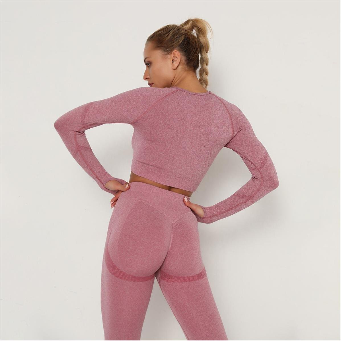 Yoga Set Leggings With Pockets colorful leggings Tummy Control Plus Size Wholesale Athletic Workout Crop Top Yellow Sports Bra