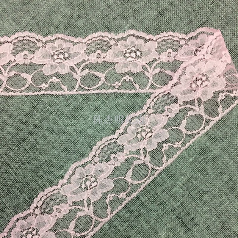 2024 Factory price high quality non elastic colorful wave lace