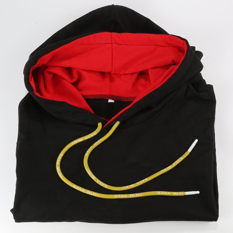 Rope Hoodie Laces Cords New Design High Quality Polyester Custom Logo Metal Aglet Hoodie Rope Color Lace Cords Hoodie String