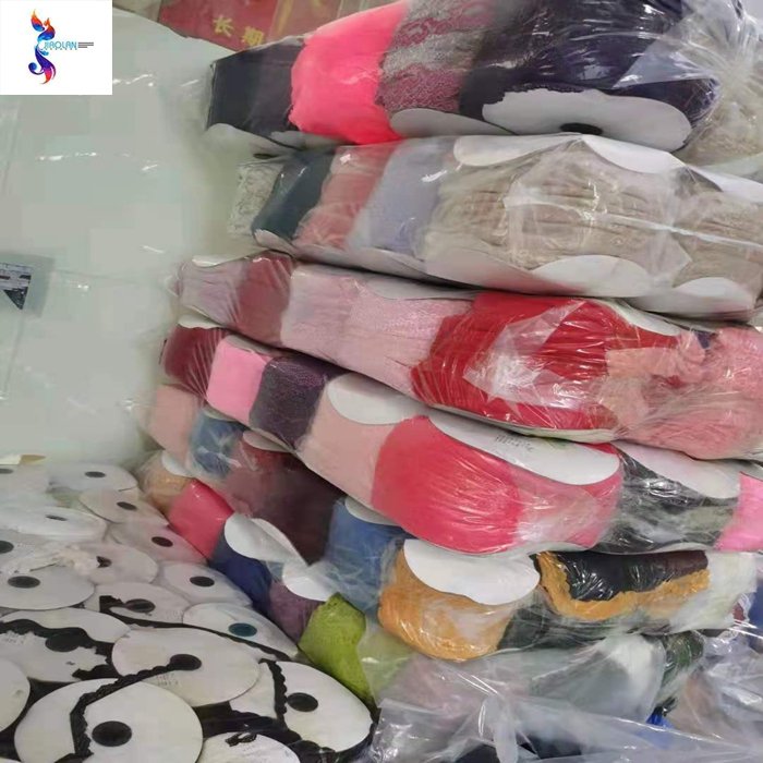 Factory cheap kilo price mixed design nylon spandex lace border stock fabric