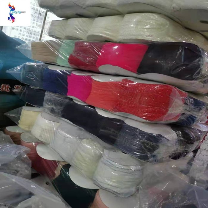 Factory cheap kilo price mixed design nylon spandex lace border stock fabric