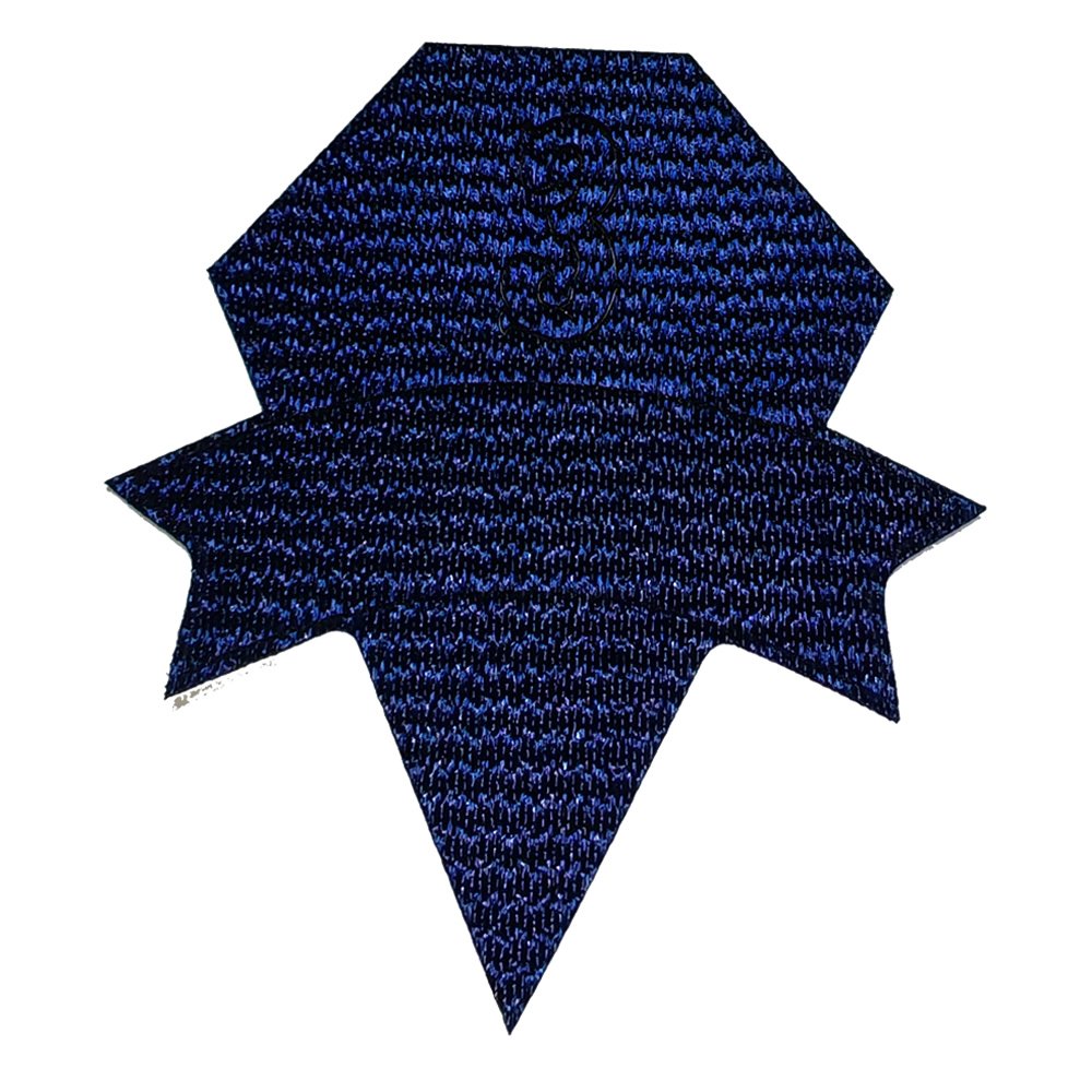 Art.TBT2103201B Navy color Tatami Construction Glacier Fabric for Flocking for Silicon Printed badges of Sports Wear