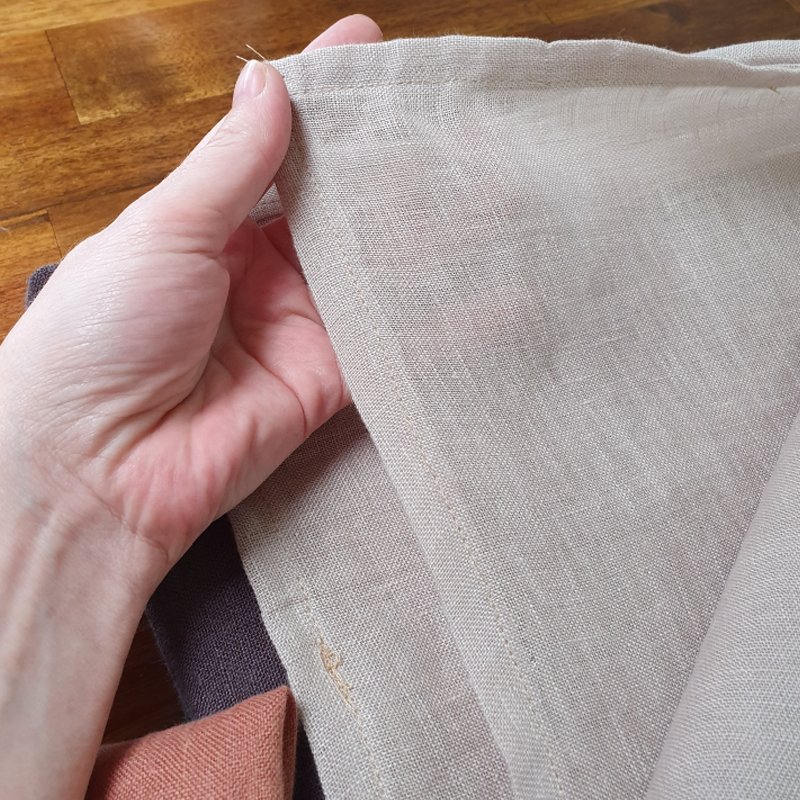 linen thinner 110gsm weight washed 100% linen plain dyed woven flax fiber summer shirt head covering Curtain cloth gauze scarf
