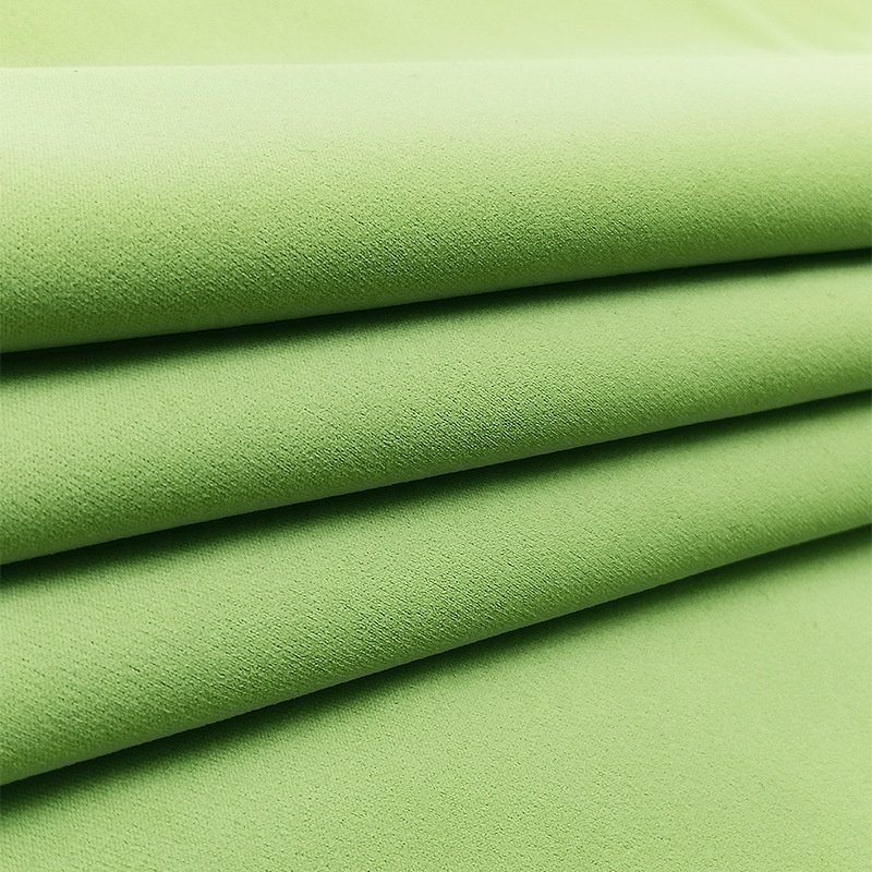 Anti-Wrinkle & Anti-UV 4 Way Stretch Solid Color Recycled Poly Spandex Fabric for Sportswear Swimwear
