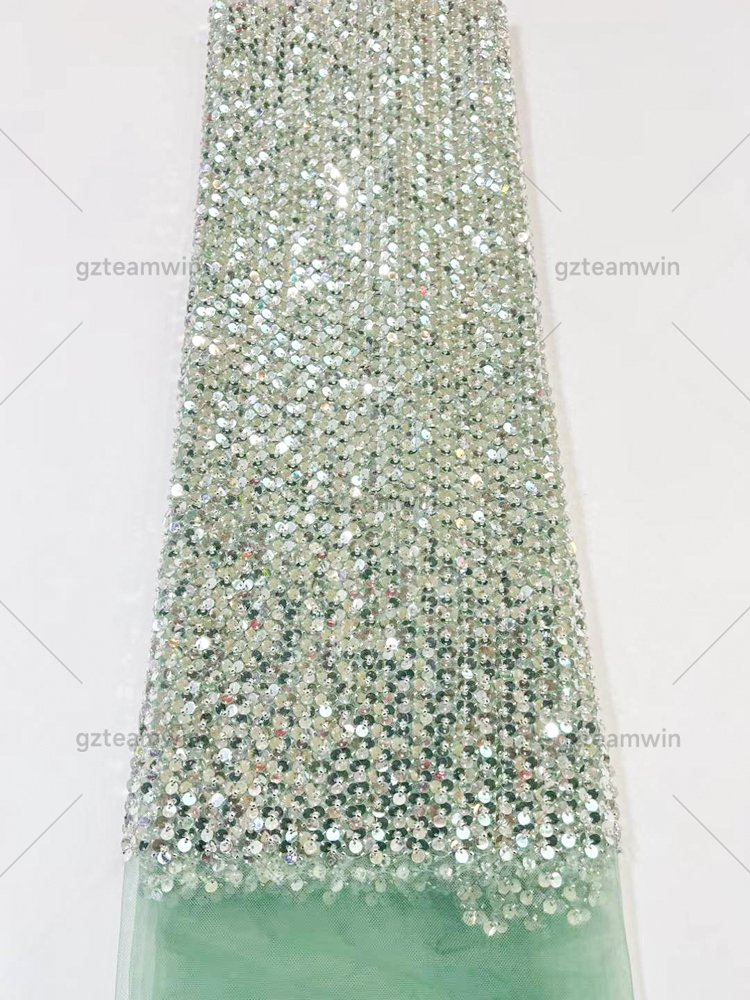 Wholesale Luxury Fish Scale Large Sequin Embroidery Gold Big Size Sequin Color Changing Pink Stipe Purple Flame Sequin Fabric