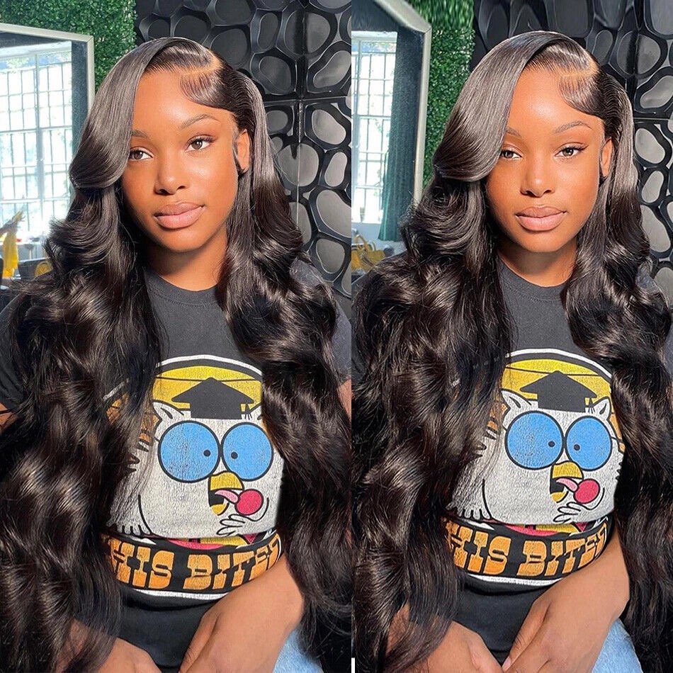 200% Density Perruque Lace Frontal Body Wave Wigs Human Hair Lace Front Wholesale 13x4 Hd Human Hair Lace Front curly hair Wig