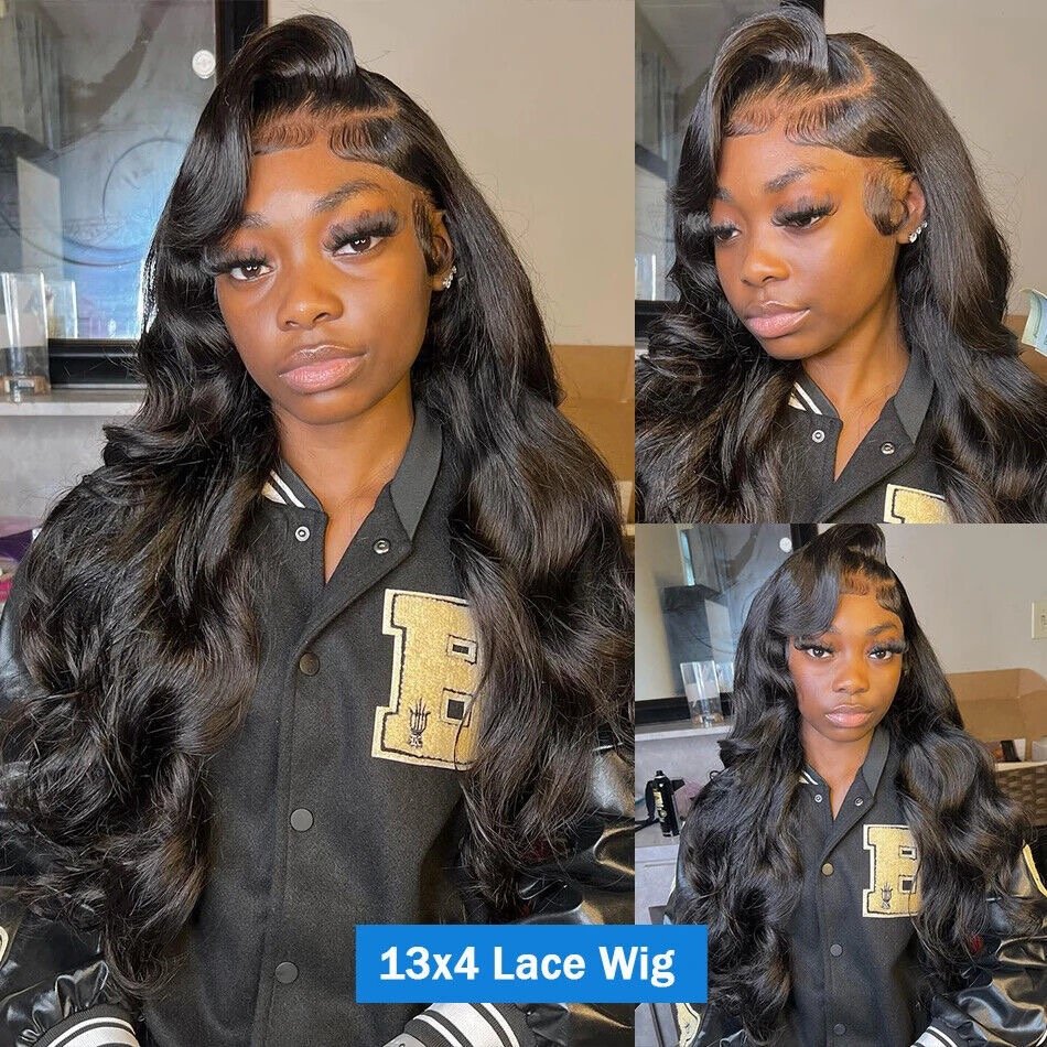 200% Density Perruque Lace Frontal Body Wave Wigs Human Hair Lace Front Wholesale 13x4 Hd Human Hair Lace Front curly hair Wig