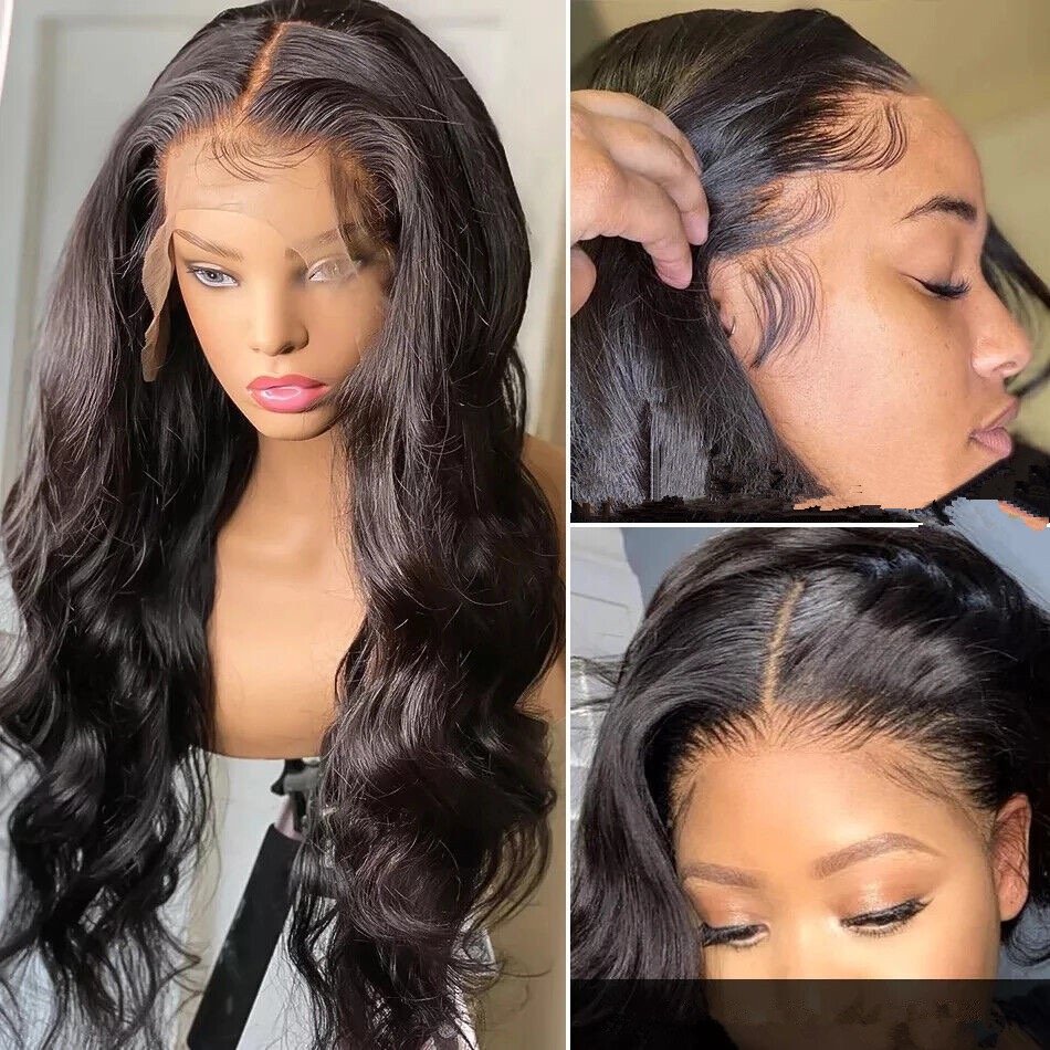 200% Density Perruque Lace Frontal Body Wave Wigs Human Hair Lace Front Wholesale 13x4 Hd Human Hair Lace Front curly hair Wig