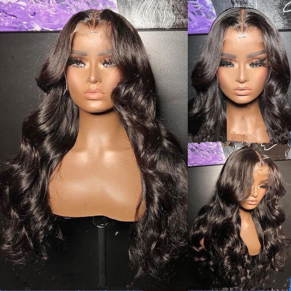 200% Density Perruque Lace Frontal Body Wave Wigs Human Hair Lace Front Wholesale 13x4 Hd Human Hair Lace Front curly hair Wig