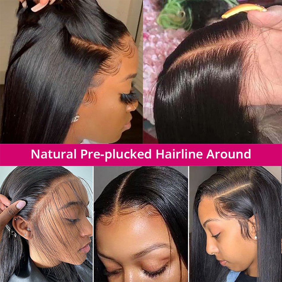 Cheap Bone Straight Human Hair Lace Front Wigs Peruvian Hair HD Lace Frontal Wig Vendor Full Lace Human Hair Wig For Black Women