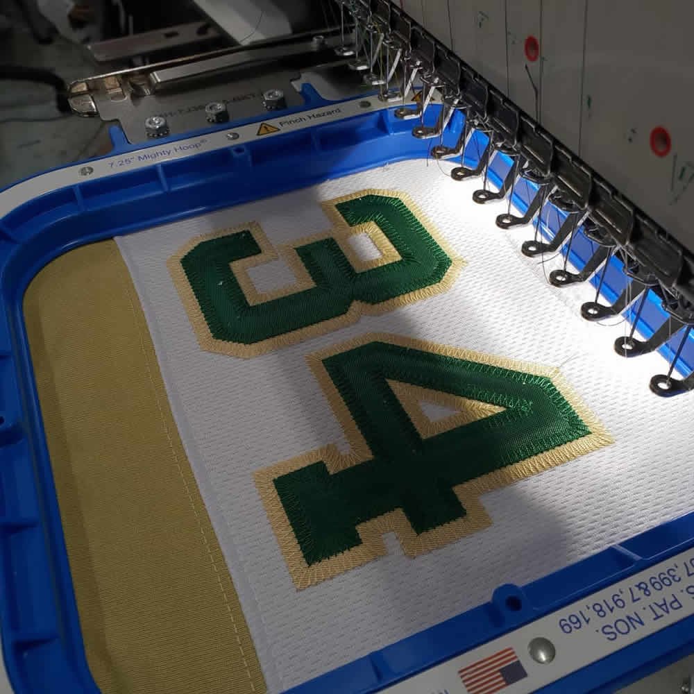 Hot Sell Beige Adhesive Backing Tackle twill fabric for Iron on patches embroidery jersey name kits for sports uniform