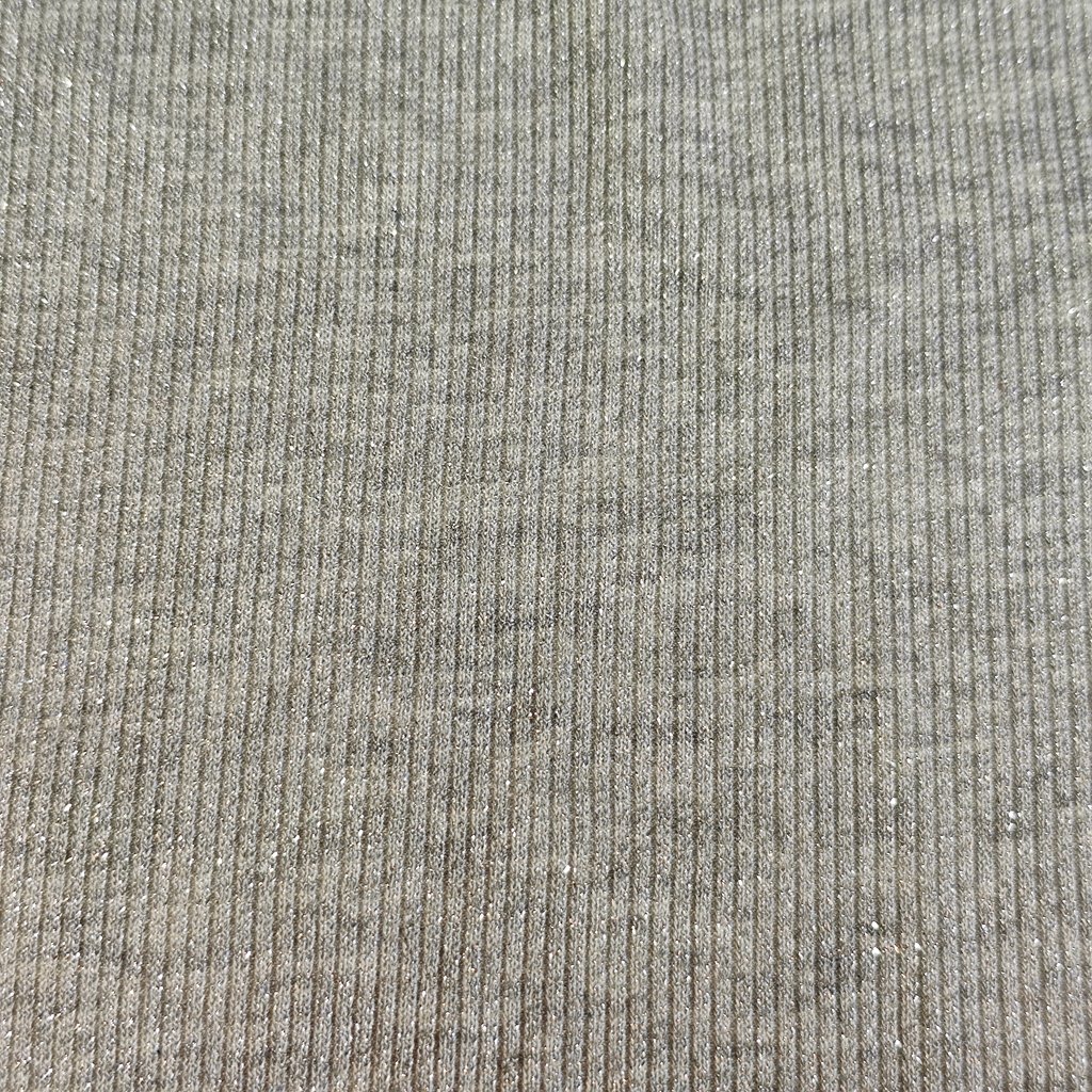 High Quality Custom 50% Rayon 45% Lurex 5% Spandex 170Gsm Metallic Rib Fabric Texture shiny fabric for lady dress