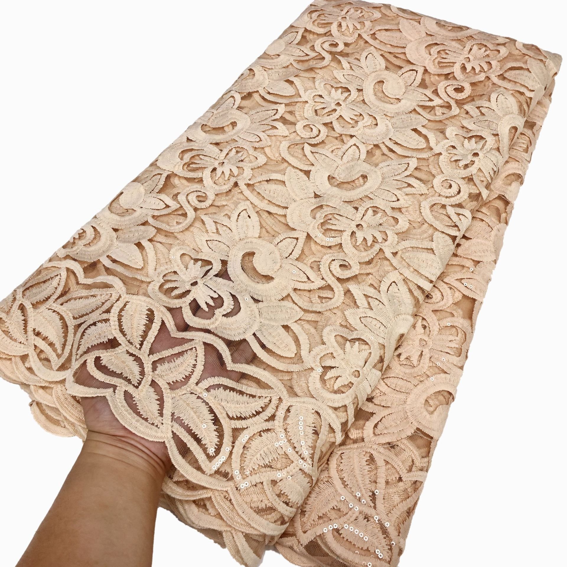 swiss luxury lace high quality africa lace fabric embroidery fabric 2023 nigerian