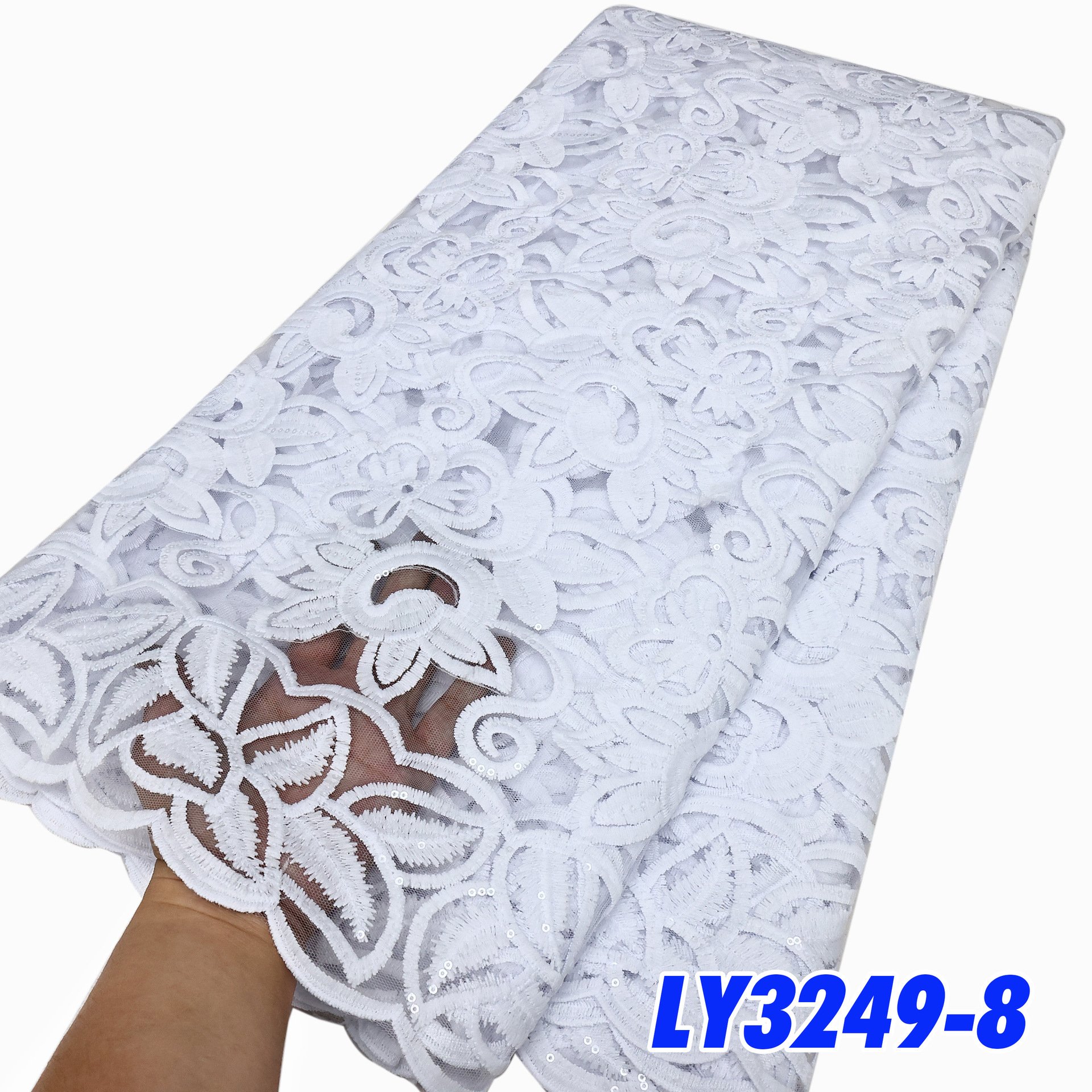 swiss luxury lace high quality africa lace fabric embroidery fabric 2023 nigerian