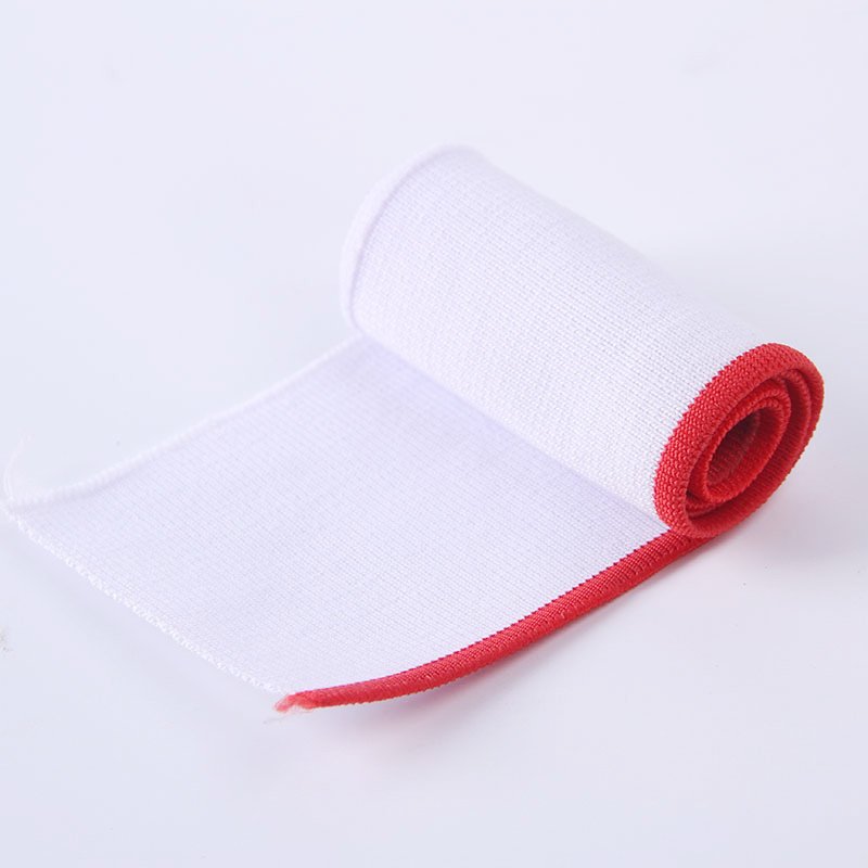Custom Polyester Flat Knitting Solid Color Cuff and Collar POLO Knitting Rib collar t shirt rib collar for polo shirts
